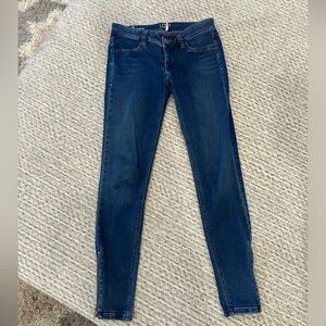 LOFT Women’s Jean Leggings with ankle zippers, size 2